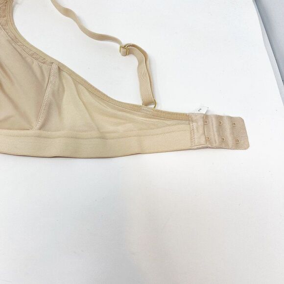 Lively Womens Beige Adjustable Strap Hook & Eye Wireless T Shirt Size 2 - Picture 4 of 6